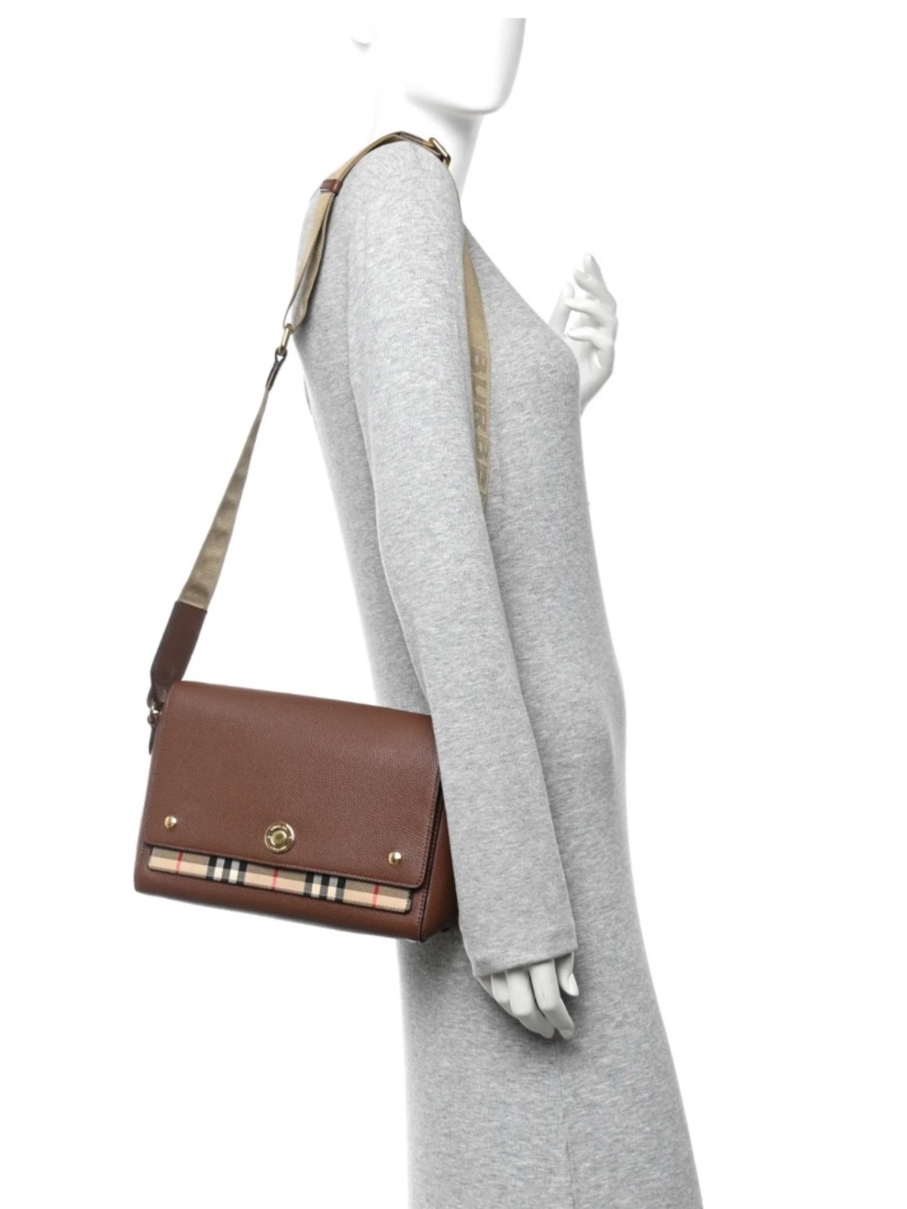 Burberry Brown Note Bag - Picture 2 of 13